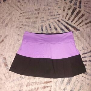 Athletic Skirt in Purple and Black "Bolle" sport skirt Size: M